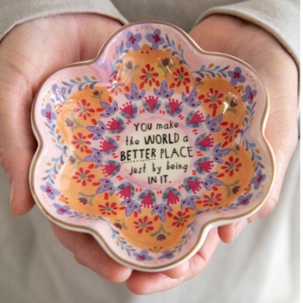 Floral Trinket Dish
